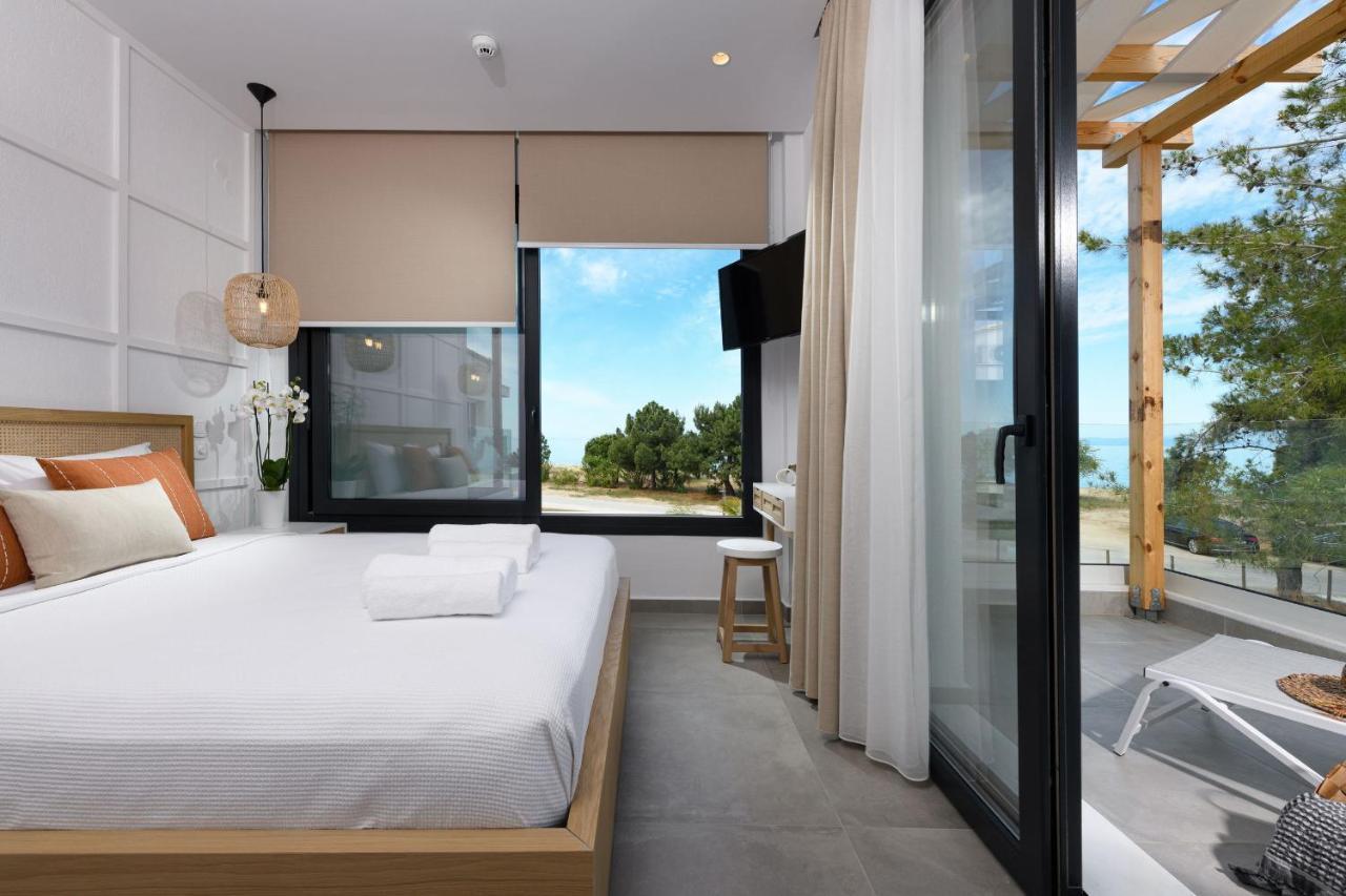 Nisea Beach Apartments Prínos Exteriér fotografie